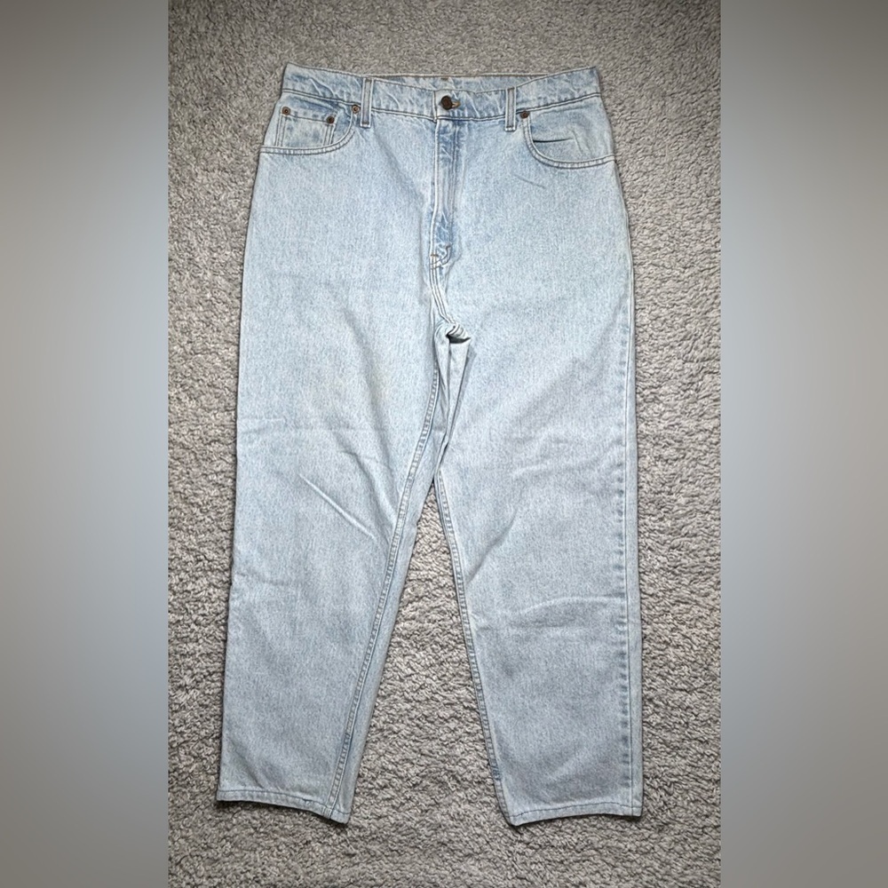 Levi's Jeans Womens 14 Vintage Relaxed Baggy 551 Black Bat Wing Denim Party